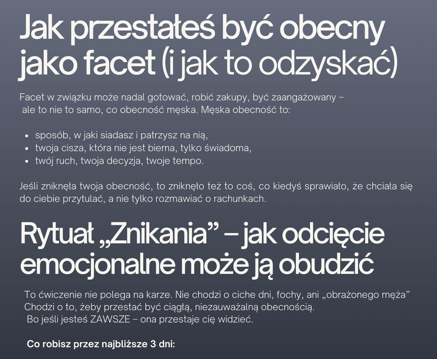 Zamrożony związek – jak obudzić pożądanie, gdy nie ma już nic